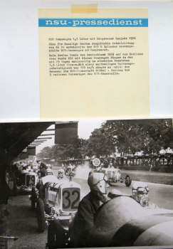 NSU Modelhistory 1969 Automobile-Presskit with photos (10150)